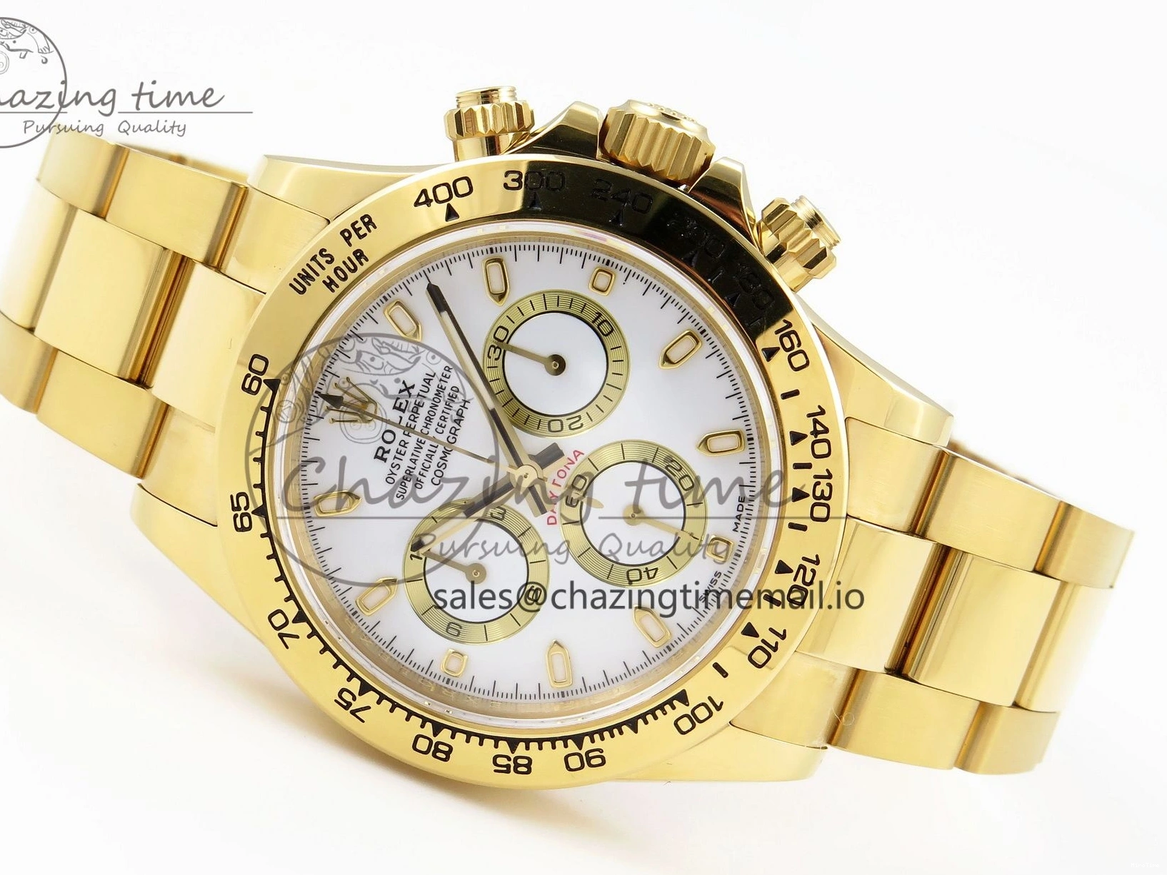MiroTime 0509 Daytona 116508 KING 1:1 Best Edition White Dial on YG Bracelet SH Contemporary 1902